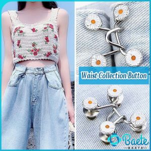 Baete Jeans Skirt Waist Invisible Belt Detachable Fixed Buckle Pants Clip Waist Change Small Tighten