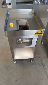 Máy thái thịt tươi sống - Máy cắt mỡ cắt tai thái bì với các cỡ dao khác nhau tùy lựa chọn