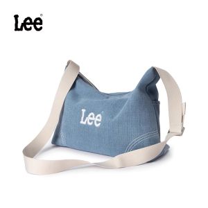 LEE Stylish Denim Shoulder Bag Woman Korean Style Crossbody Bag For Lady Office Work Casual Commuter Student School Phone Side Bag