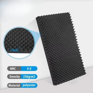 1/2Pcs 5cm Thickness Make Friend 50x50cm Studio Acoustic Panels Sound Foam Egg Crate Soundproof Absorption Treatment Pad