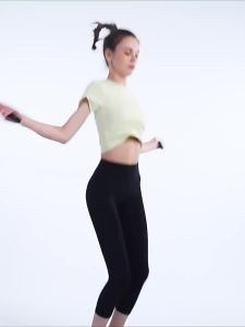 Alo yoga Quần áo yoga nhanh khô thoáng khí cho phụ nữ áo crop ngắn chạy bộ áo che thân thể thao tay ngắn