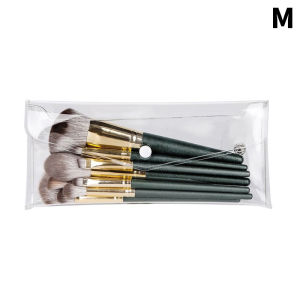 ★Transparent Cosmetic Bag Waterproof PVC Pencil Toiletry Carry Pouch Portable Organizer Stationery Storage Bag Supplies Office