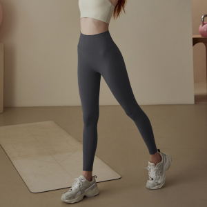 High Waist Seamless Yoga Pants Womens Fitness Tightening Autumn Winter High-End Sensation Bare Feeling Shaping Abs Control