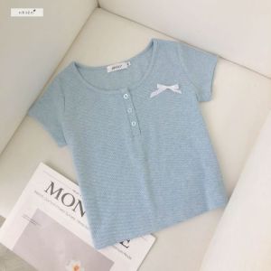 Áo thun nữ tay ngắn form basic dễ phối đồ trẻ trung chất vải co giãn nhienofficial BT221