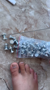 Túi 50 con bu lông ốc vít phi 6 phi 8 vặn vít bắt