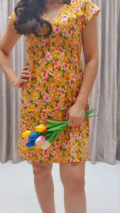 007 [3022] READY STOCK MANOHARA BATIK SHORT DRESS/ MANOHARA PENDEK BATIK