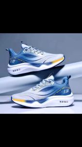 Shoe-Mosaic  ของใหม่ 2025 รองเท้าผ้าใบผู้ชาย รองเท้าแฟชั่น รองเท้ากีฬา มี3สี（ส้ม ดำ ฟ้า）A026 พร้อมส่ง