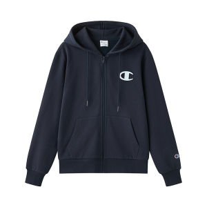 Champion | Couples Hooded Sweater With Zippered Design Fleece Lined
