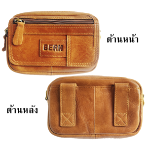 กระเป๋าใส่โทรศัพท์มือถือ หนังแท้ แนวนอน 3 ช่อง กระเป๋าคาดเอว ร้อยกับเข็มขัด ซองใส่มือถือ คาดเอว ร้อยกับเข็มขัด
