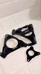 Cover Blok Bak Engine Mesin Full CNC Model Segitiga Fast Bikes 9003D Xabre Vixion MX king R15 MT15