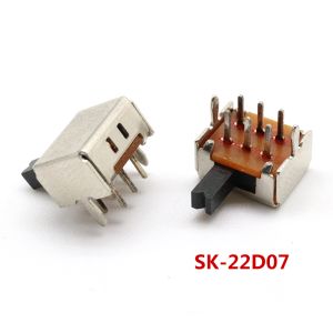 ZSDZFYLLK | 10PCS 2 Pin 3 Pin Slide Switch SPST SPDT 2 Position 3 Position Mini Micro Toggle Switch DIP PCB Tactile Switch
