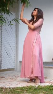 [PRE-ORDER] NEW PARTYWEAR LOOK GOWN WITH HEAVY EMBROIDERY & SEQUINCE WORK [ DELIVERY TIME 12 DAYS]
