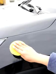 10PCS Car Wax Sponge Pad Car Waxing Sponge Tool Car Foam Sponge Applicator Pad Soft Polishing & Waxing Kits