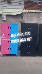 Tủ hồ sơ locker sắt 8 ngăn có nhận sơn màu theo yêu cầu có khóa giá rẻ