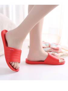 Yibang Flat Sandals Home Indoor Mens Summer Womens Bathroom Hotel Anti-Foam Bottom Lightweight Slippers EVA Material Flat Heel
