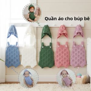 Quần Áo Búp Bê Tái Sinh Thủ Công Tinh Tế Dành Cho Búp Bê 10-13 Inch Chất Liệu Vải Mềm Mại Thoáng Khí Mặc Thoải Mái 5 Kiểu Dáng Có Sẵn Dành Cho Người Sưu Tầm