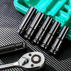 1/2"Deep Impact Socket Set Repair Tools for Torque Wrench and Ratchet Magic Handle Multifunctional Kit