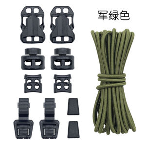 สายยางปรับขนาดสำหรับกระเป๋าเดินป่า สายรัดสะพายเปิดสะท้อนแสง หัวเข็มขัดสำหรับติดแน่น สายรัดแบบยืดหยุ่นสำหรับกิจกรรมกลางแจ้ง