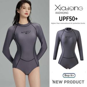 XIAZHIQING | Full Body Conservative Slimming Long Sleeve Sun Protection Swimsuit