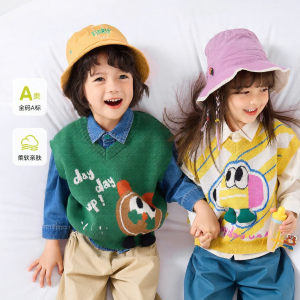 DUDUJIA | Áo Len Dệt Kim Cho Bé 100% Cotton Mùa Xuân Thu