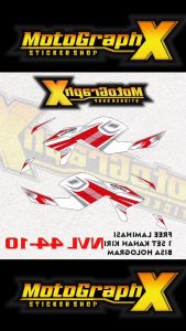 VARIASI STICKER MOTOR VIXION NVL/ STRIPING NEW MOTIF SIMPLE NEW VIXION LIGHTNING NVL 44 PREMIUM