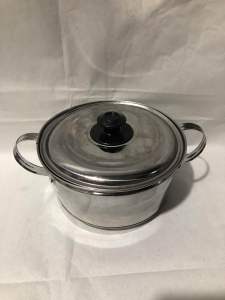 PANCI MASAK SAYUR / RAWON 1.2 Liter STAINLES 20cm / PANCI KUAH JUMBO / PANCI HAJATAN / TUTUP KACA ATAU TUTUP STAINLES