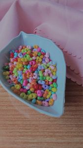 Manik Kacang Warna Warni Dop Bisa COD