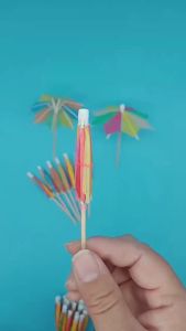 50Pcs Umbrella Toothpick Cupcake Dessert Decoration Paper Umbrella Cocktail Drink Umbrella