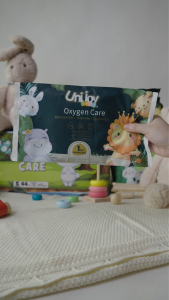 Unijoy Oxygen Care Tape Diaper Ultra Thin & Absorbent Jumbo Pack - XL 44 pads
