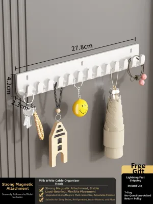 Magnetic Door Organizer Wall Mounted Key Shoe Umbrella Holder