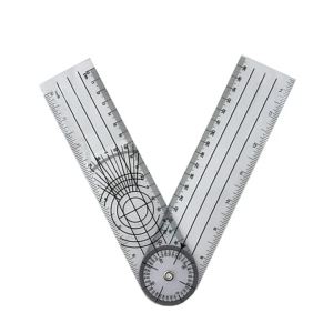 Máy Đo Góc 360 Độ 0-140mm Thước Đo Góc Cột Sống Thước Đo Góc Dụng Cụ Đo Chính Xác
