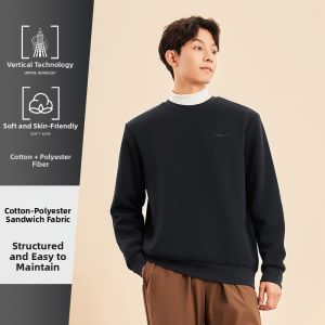 Erke | New Autumn Mens Sport Casual Round Neck Pullover Sweatshirt