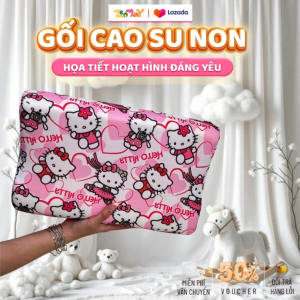 GỐI CAO SU NON CHO TRẺ EM 5–10 TUỔI – CHỐNG MÉO ĐẦU ÊM ÁI THOÁNG KHÍ GIÚP BÉ NGỦ NGON
