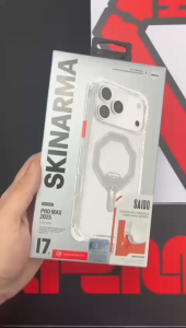 SKINARMA Saido Mag-Charge Case for iPhone 17/ 17 Pro (6.3)/ iPhone Air (6.5‘’)/ 17 Pro Max (6.9) - Clear/Black/Sky Blue/Lilac/Graphite