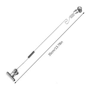 New 1Pc Anti-corrosion Fishing Bell Bite Alarms Stainless Fishing Rod Bite Bait Alarm Carp Tackle Anti-rust Fishing Equipments