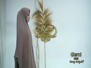 BISA COD Hijab Syari Jumbo Pet Antem Kode GERNI Bahan Ceruty Babydol Premium By Ory AjeZas Colect