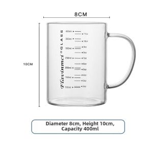 Measurement Scale Milk Preparing Glass 400ml