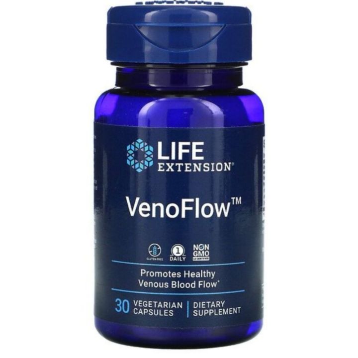 [ Pre order ]LIFE EXTENSION ~ VenoFlow, 30 Vegetarian Capsules ETA 10 ...