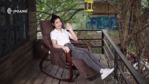 Ghế thư giãn | POANG ROCKING CHAIR | plywood óc chó/bạch dương | nâu | R67xS162xC86 cm