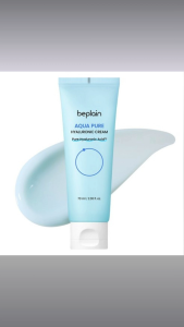 Beplain Aqua Pure Hyaluronic Cream 70ml | 99% Pure Hyaluronic Acid for Deep Moisture | Hydrating Non-Sticky Cream for All Skin Types | Made in Korea