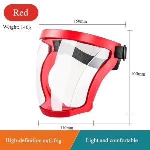 High-Definition Full-Face Transparent Kids Mask Anti-Dust And Anti-Fog Eyewear Head-Mounted Protective Masks Children Protection
