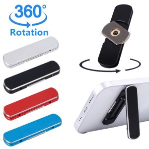 360 ° ที่ใส่โทรศัพท์มือถือแบบพับเก็บได้แบบหมุนได้ตัวยึดโทรศัพท์โลหะผสมขนาดเล็กอเนกประสงค์ด้านหลัง ติดกับขาตั้งซ่อนรูปรองรับ iPhone Samsung Xiaomi