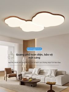 BADU | Retro Style New Chinese Natural Wood Aesthetic Ceiling Light