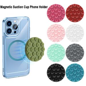 X-RAYSTORE19E0 iPhone 15/14/13/12 Từ tính Giá đỡ điện thoại có giác hút từ tính Silicone Chống trượt Đế Hút từ tính Phụ kiện Miếng hút điện thoại Dành cho MagSafe