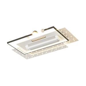 smeou | Smart Hidden Blade Ceiling Fan-Light