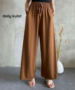 Celana Kulot Besic Scuba Premium Celana Zipper scuba jumbo / Kulot Scuba Jumbo wanita