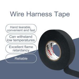 Wire Harness High Temp Wiring Harness tape Self-Adhesive Felt Cloth Electrical Tape for Automotive Engines Noise Dampening