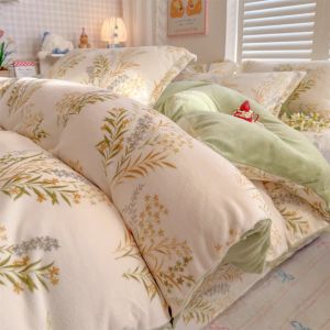 Kiss Dear | Plush Thick Velvet Bedding Set 150x200x230