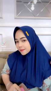 HIJAB BERGO HAMIDAH SIZE M  L LABEL AKRILIK PREMIUM KEKINIAN TERBARU