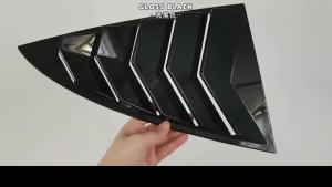 Ốp Che Cửa Sổ Kiểu Thể Thao Tesla Model 3 2017-2023 Viền Cửa Gió Bên Phụ Kiện Thân Xe Bộ Body Kit